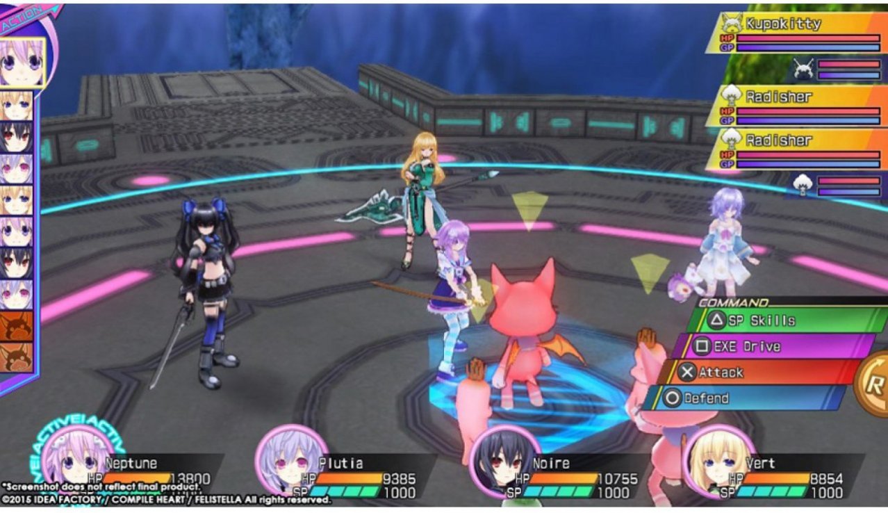Скриншот игры Hyperdimension Neptunia Re;Birth 3: V Generation (US) (Б/У) для Psvita