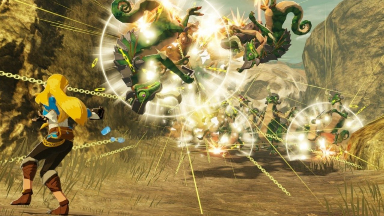 Скриншот игры Hyrule Warriors: Age of Calamity для Switch