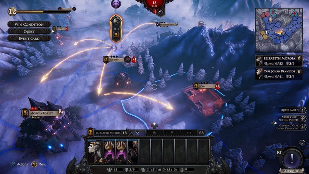 Скриншот игры Immortal Realms: Vampire Wars для Switch