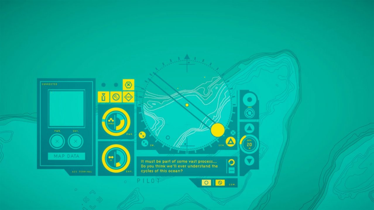 Скриншот игры In Other Waters для Switch