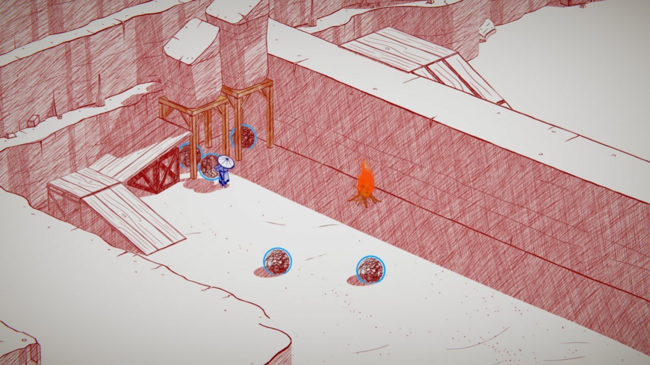 Скриншот игры Inked: A Tale of Love для Switch
