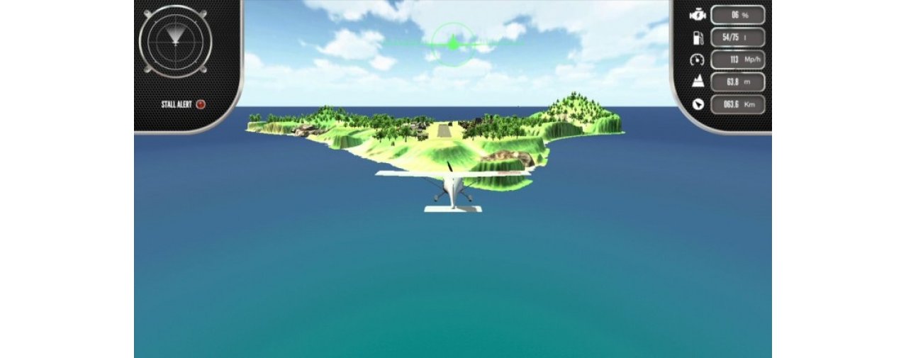 Скриншот игры Island Flight Simulator для Switch