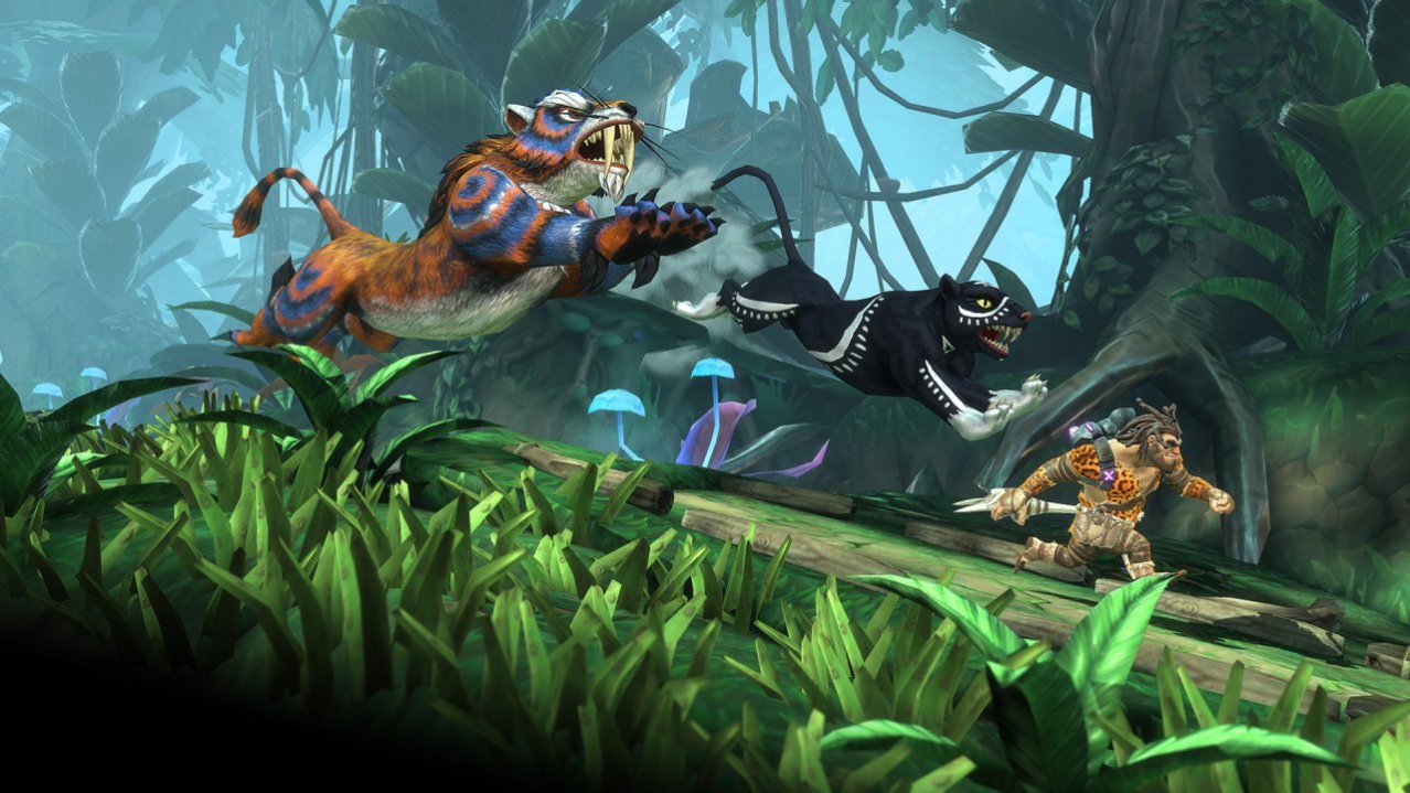 Скриншот игры Jet Kave Adventure для Switch