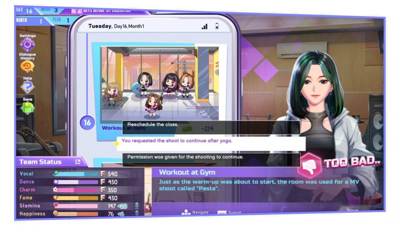 Скриншот игры K-pop Idol Stories: Road to Debut для Ps5