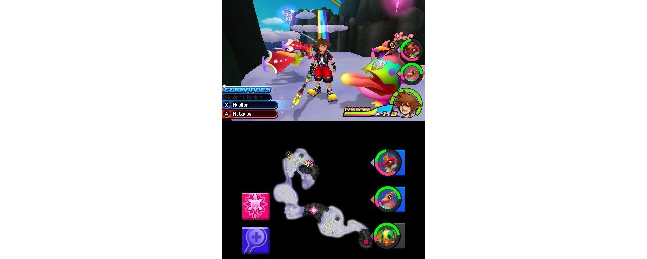Скриншот игры Kingdom Hearts 3D: Dream Drop Distance (Б/У) для 3ds