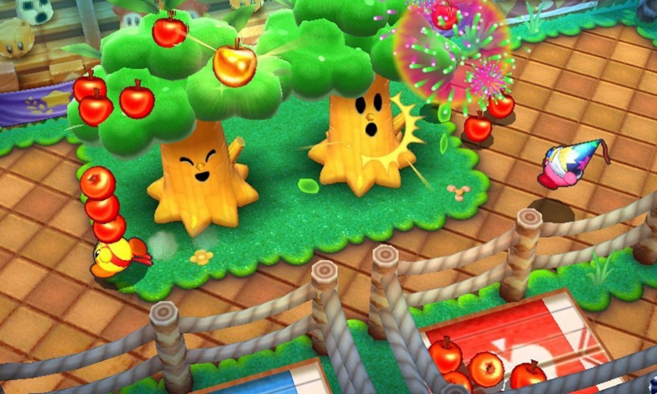 Скриншот игры Kirby Battle Royale для 3DS