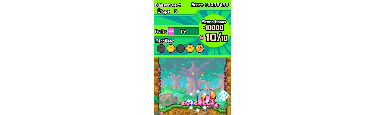 Скриншот игры Kirby Mass Attack для 3ds