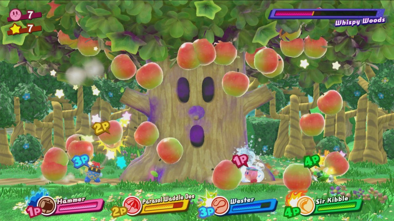 Скриншот игры Kirby Star Allies (Б/У) для Switch