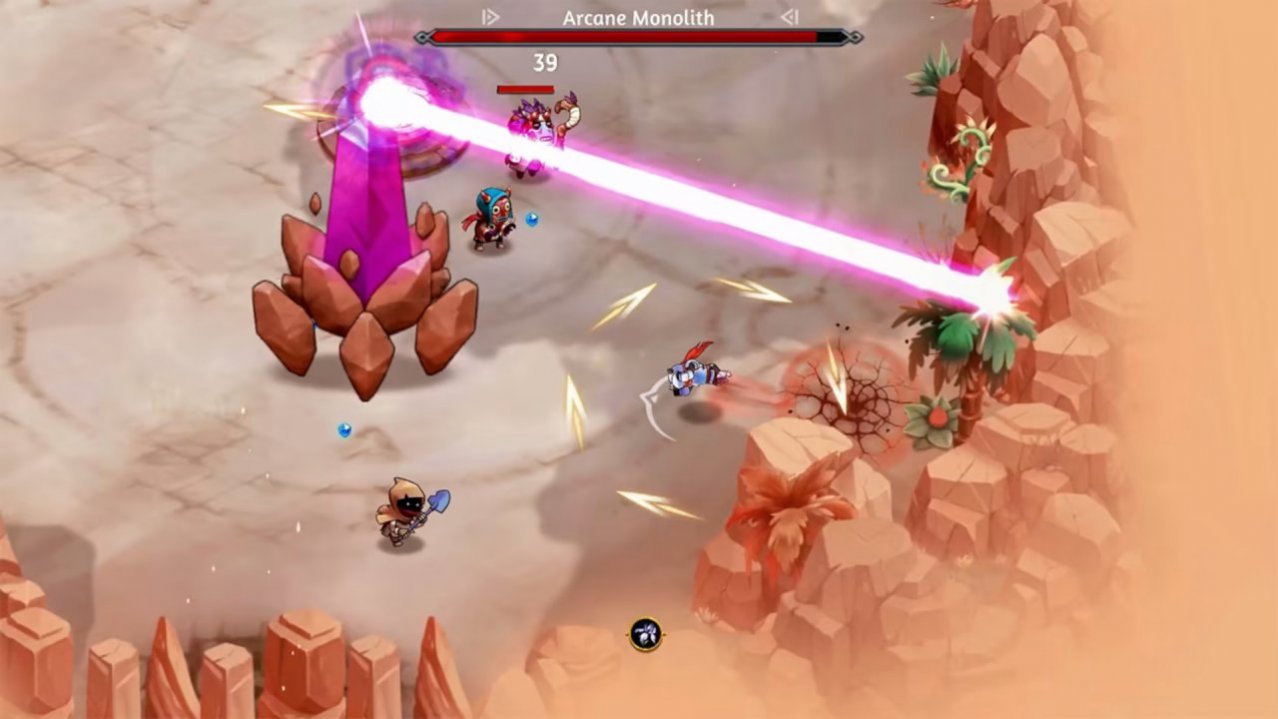 Скриншот игры Knight vs Giant: The Broken Excalibur (JP) для Switch