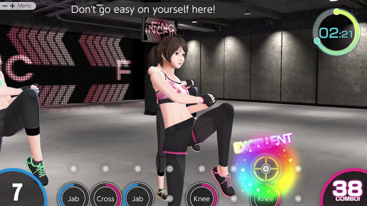 Скриншот игры Knockout Home Fitness для Switch