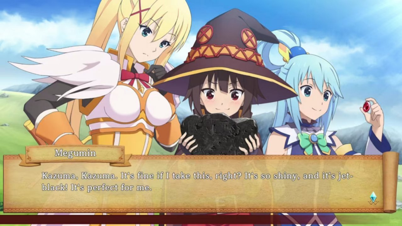 Скриншот игры Konosuba - Gods Blessing on this Wonderful World! Love For These Clothes Of Desire! (US) для Switch