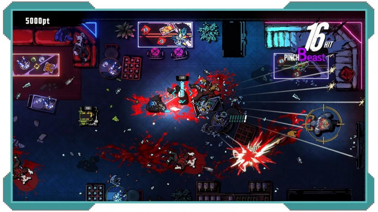 Скриншот игры Kusan City of Wolves для Switch