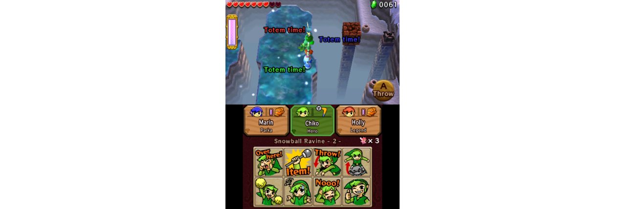 Скриншот игры Legend of Zelda: Tri Force Heroes (Б/У) для 3ds