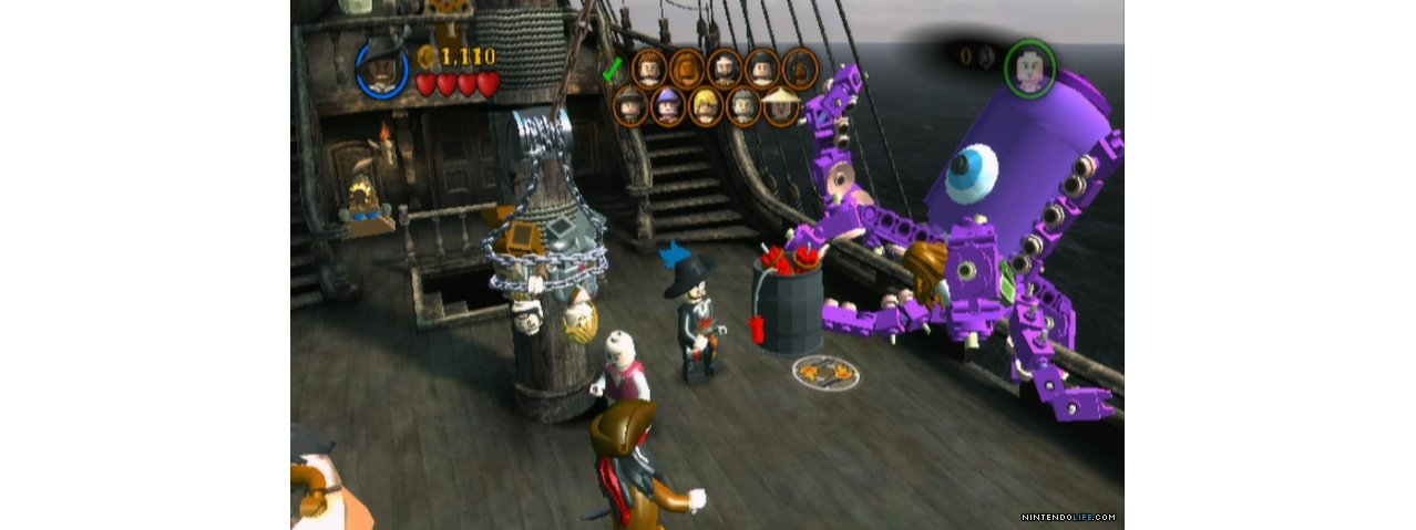 Скриншот игры Lego Pirates Of The Caribbean для Wii