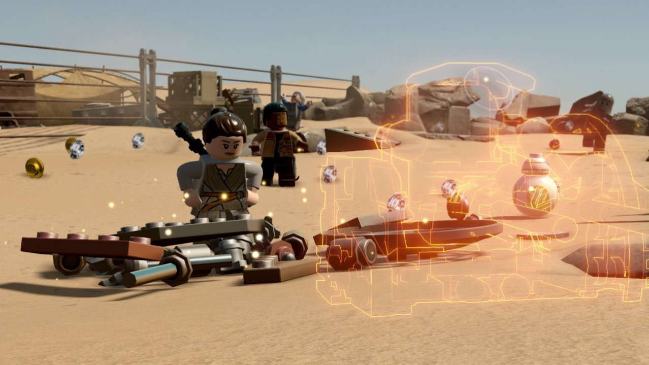 Скриншот игры LEGO Звездные войны: Пробуждение Силы + LEGO фигурка X-Fighter для Ps4