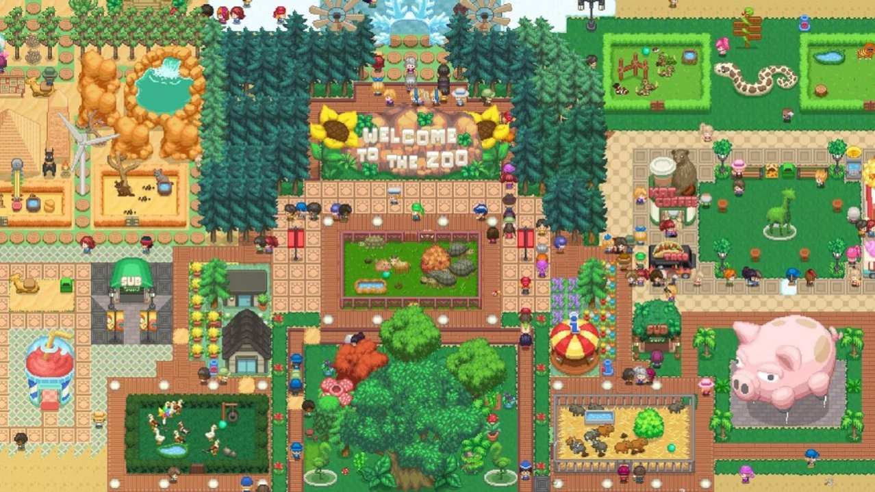 Скриншот игры Lets Build a Zoo для Switch