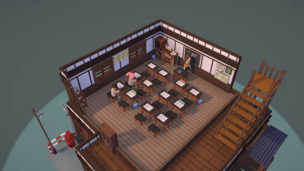 Скриншот игры Lets School для Switch