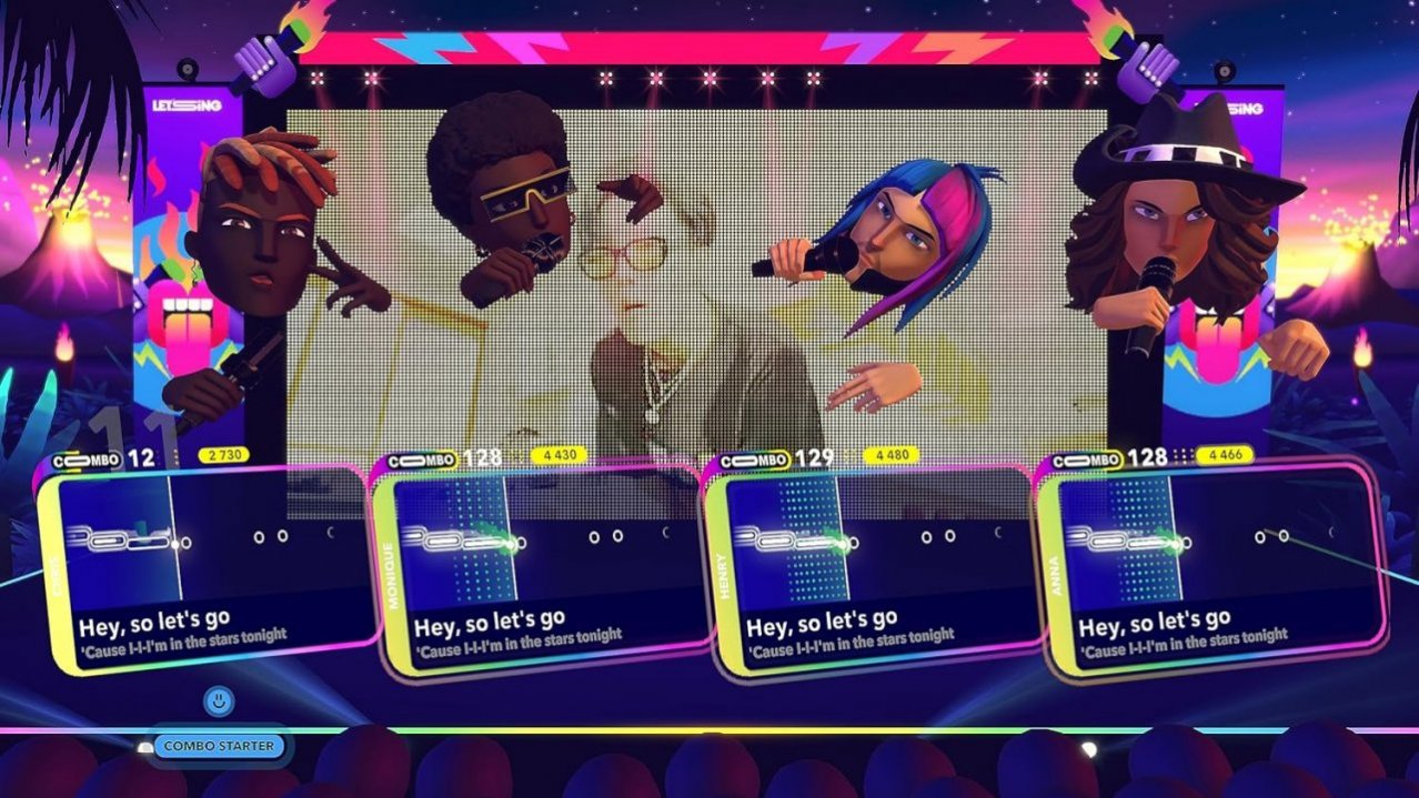 Скриншот игры Lets Sing 2024 + 2 микрофона для Ps5