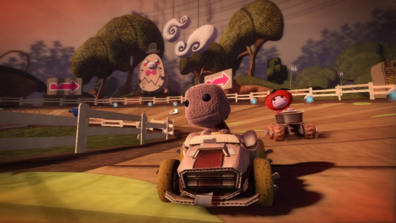 Скриншот игры LittleBigPlanet Картинг (Англ. Яз.) (Б/У) для PS3