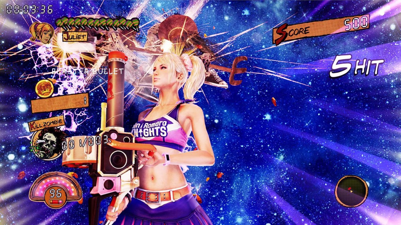 Скриншот игры Lollipop Chainsaw RePOP для Switch