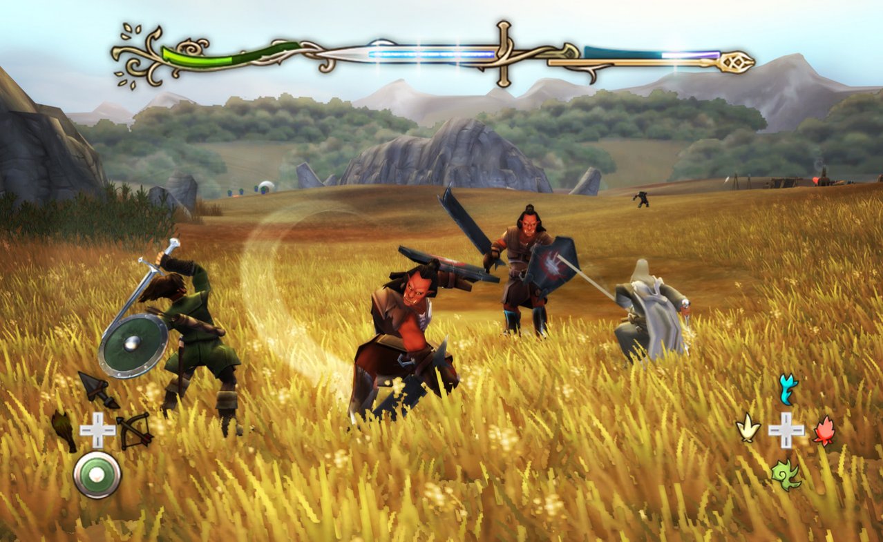 Скриншот игры The Lord of the Rings: Aragorns Quest для Wii