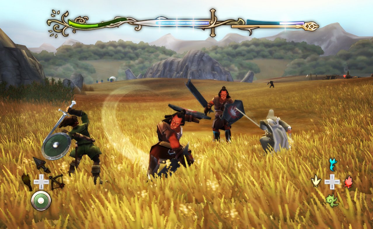 Скриншот игры The Lord of the Rings: Aragorns Quest (Б/У) для Wii