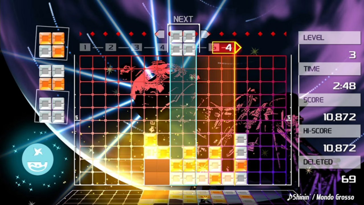 Скриншот игры Lumines Remastered (Limited Run #027) для Switch