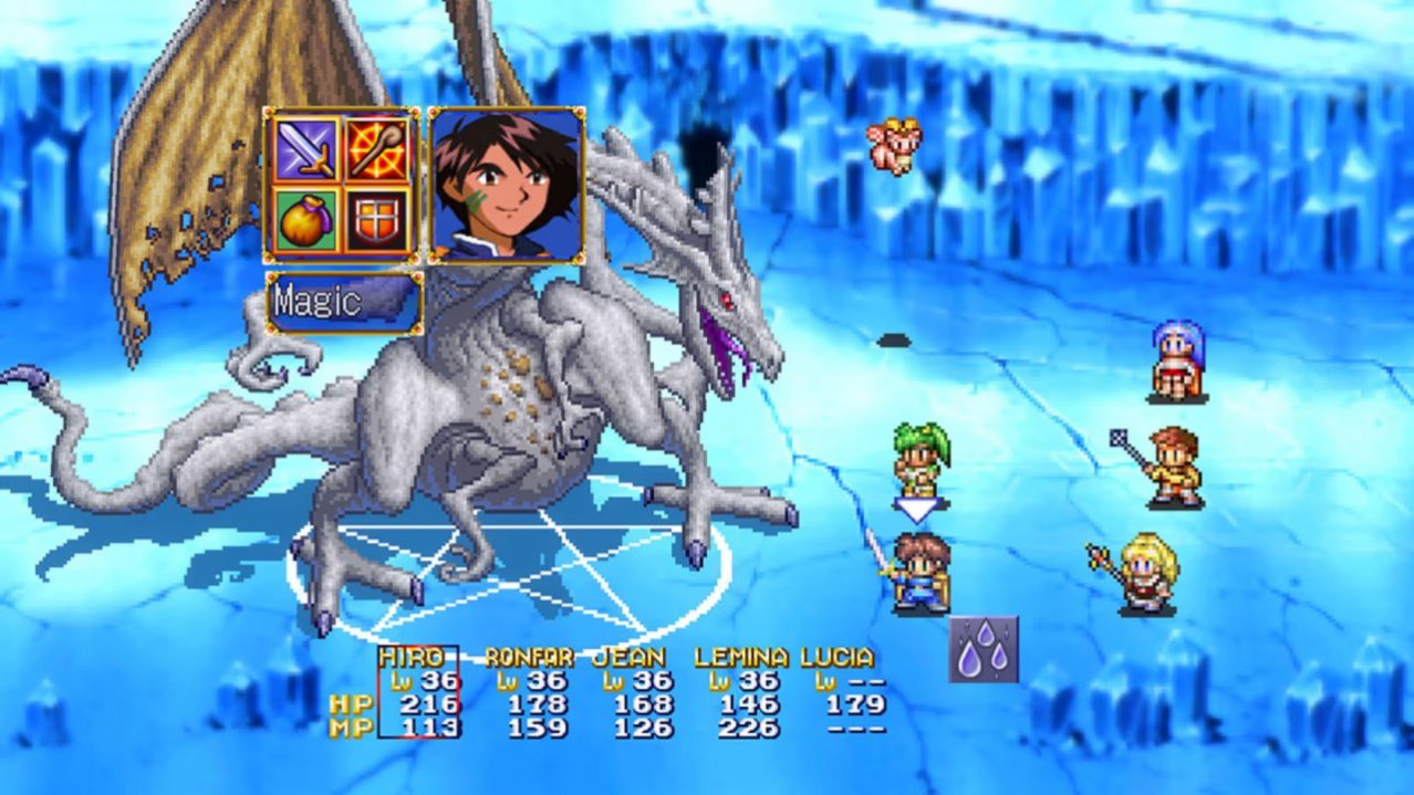 Скриншот игры Lunar Remastered Collection для Switch