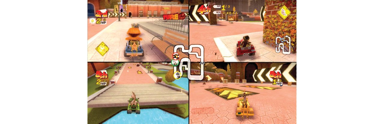 Скриншот игры Madagascar Kartz для Wii