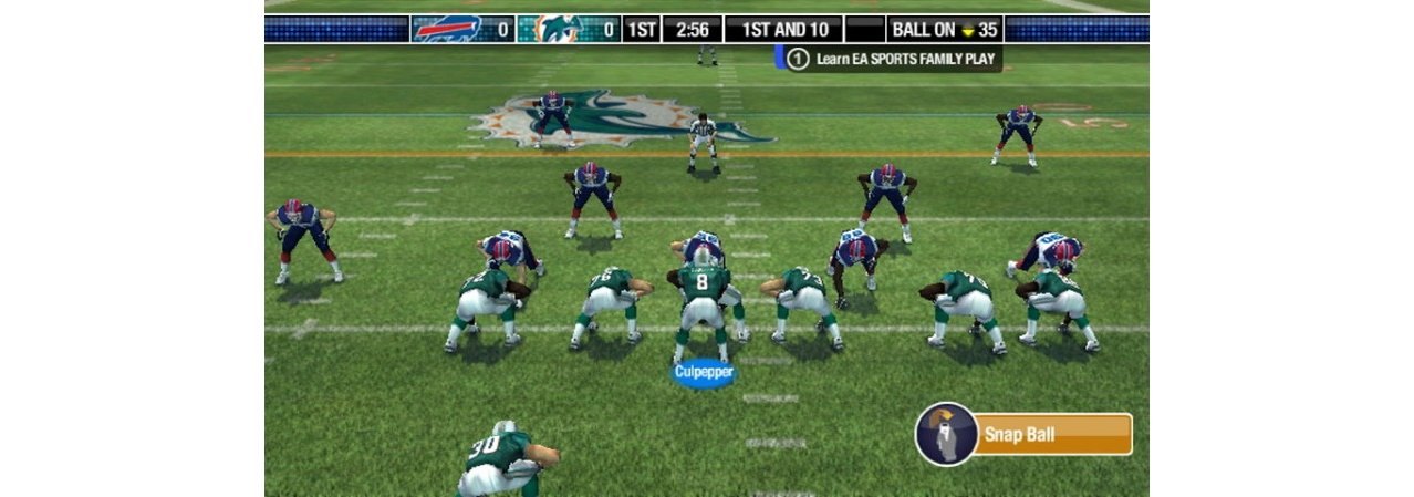 Скриншот игры Madden NFL 08 для 3ds