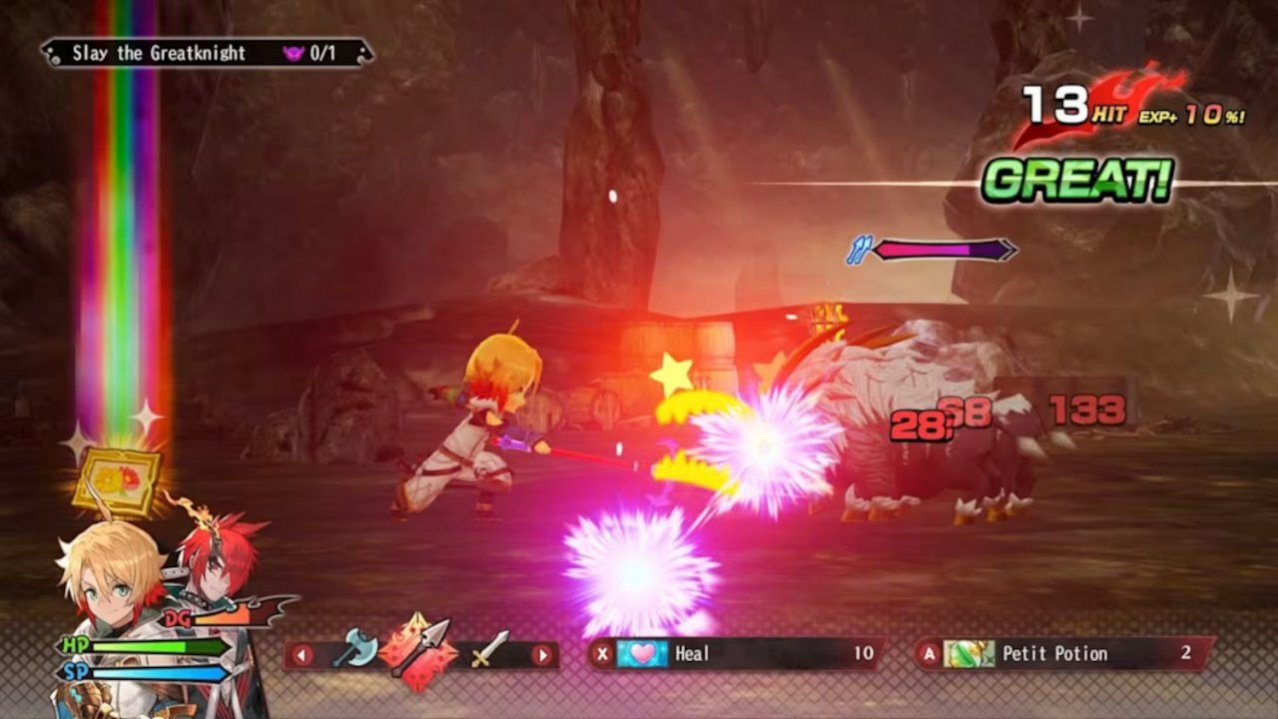 Скриншот игры Maglam Lord для Switch