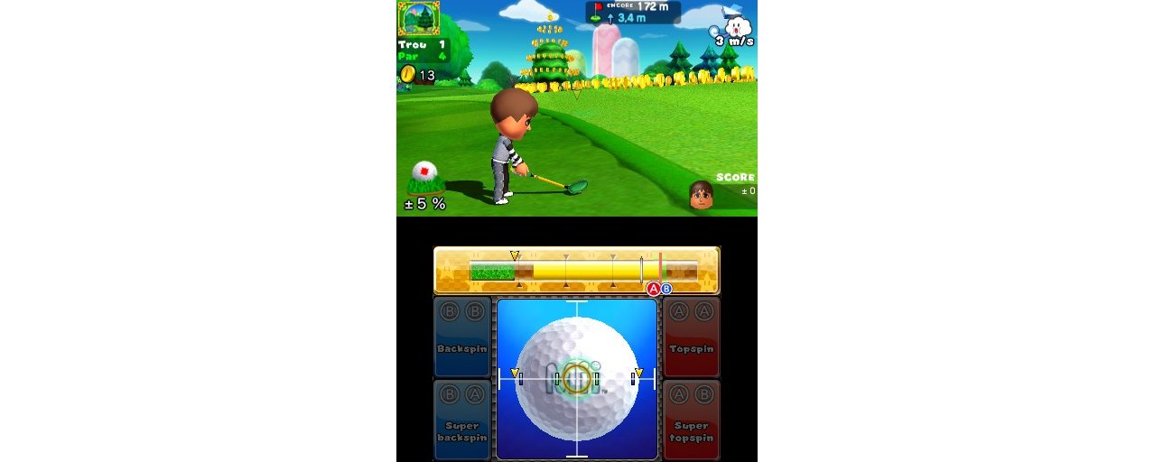 Скриншот игры Mario Golf: World Tour для 3ds