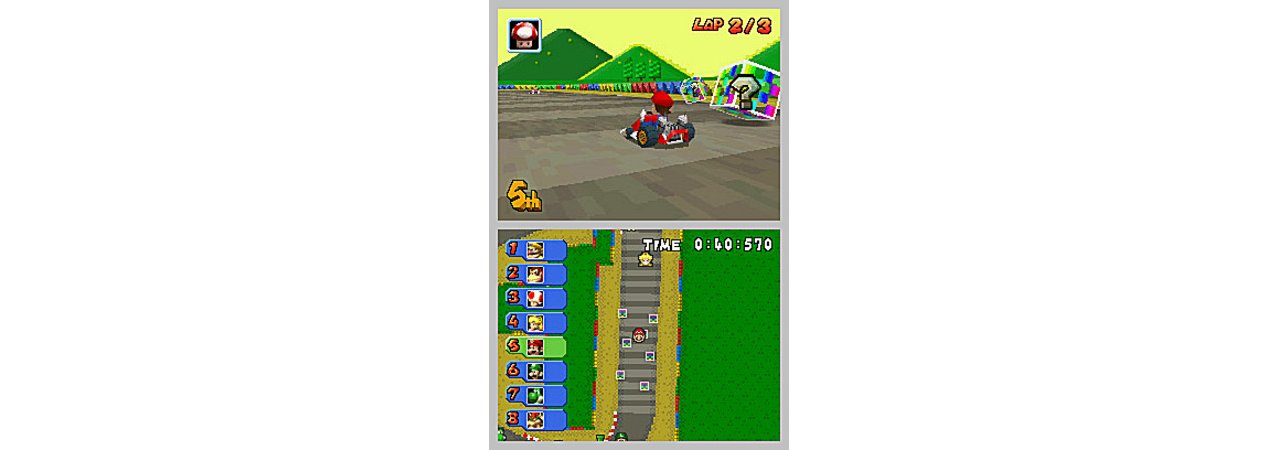 Скриншот игры Mario Kart для 3ds