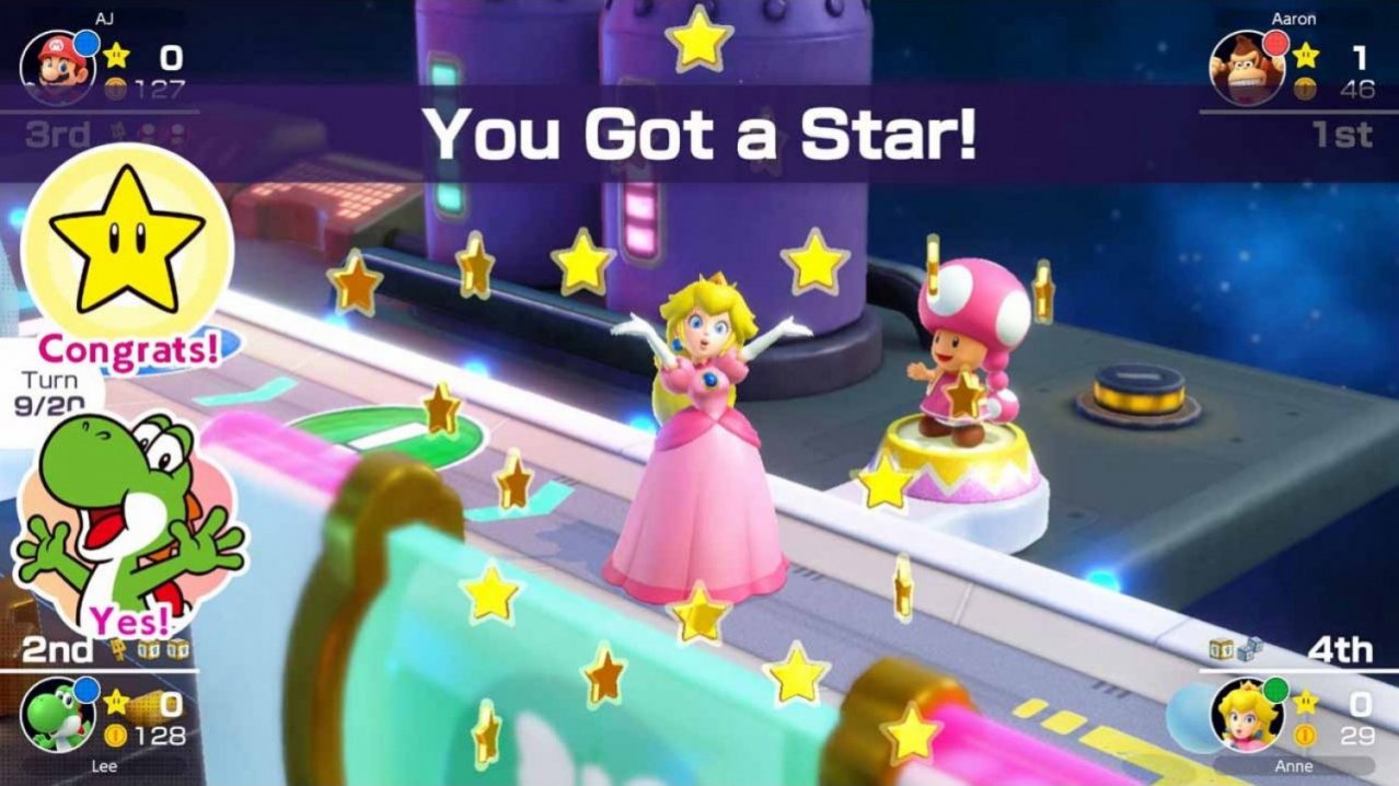 Скриншот игры Mario Party Superstars для Switch