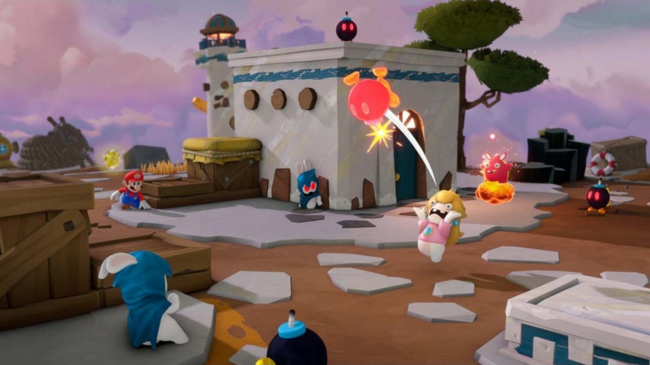 Скриншот игры Mario + Rabbids Sparks of Hope для Switch