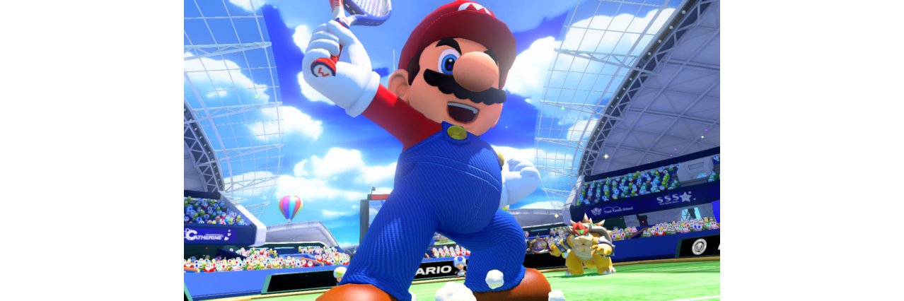 Скриншот игры Mario Tennis: Ultra Smash для Wii