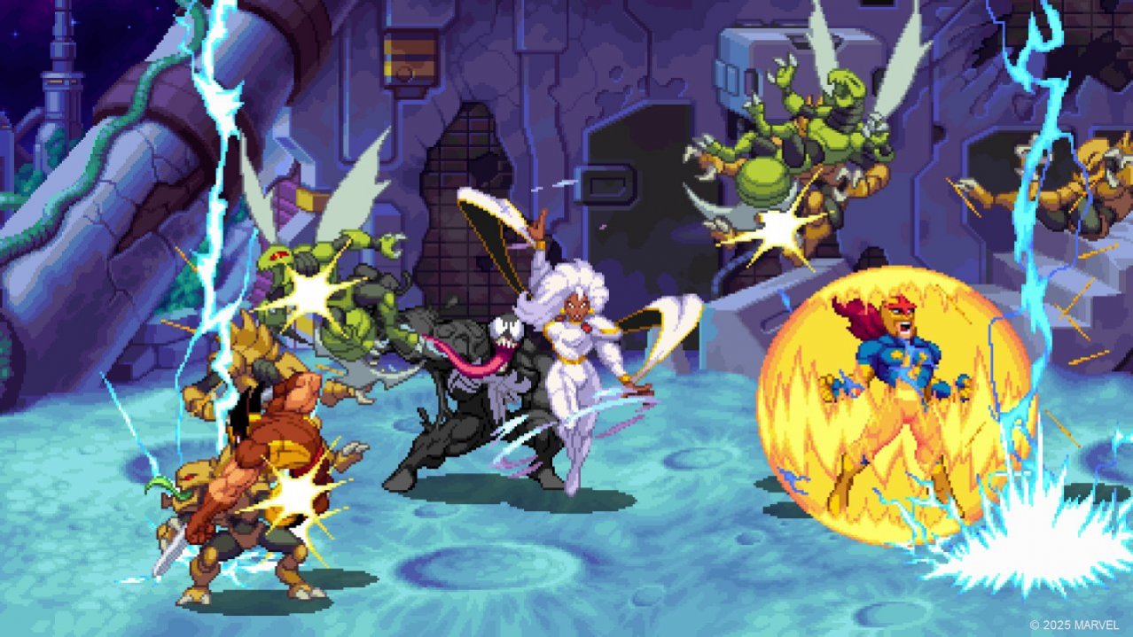 Скриншот игры Marvel Cosmic Invasion для Switch