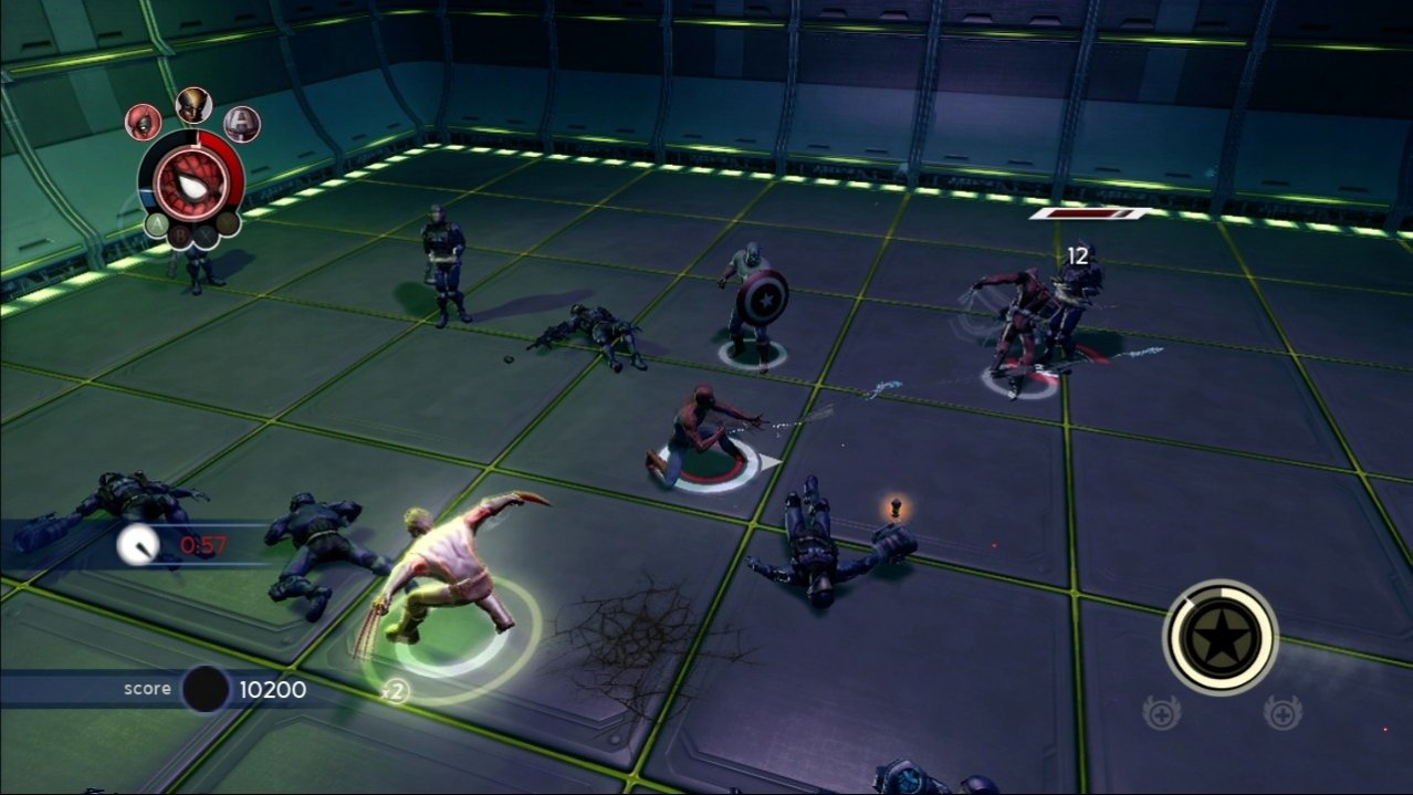 Скриншот игры Marvel: Ultimate Alliance 2 для Xbox360