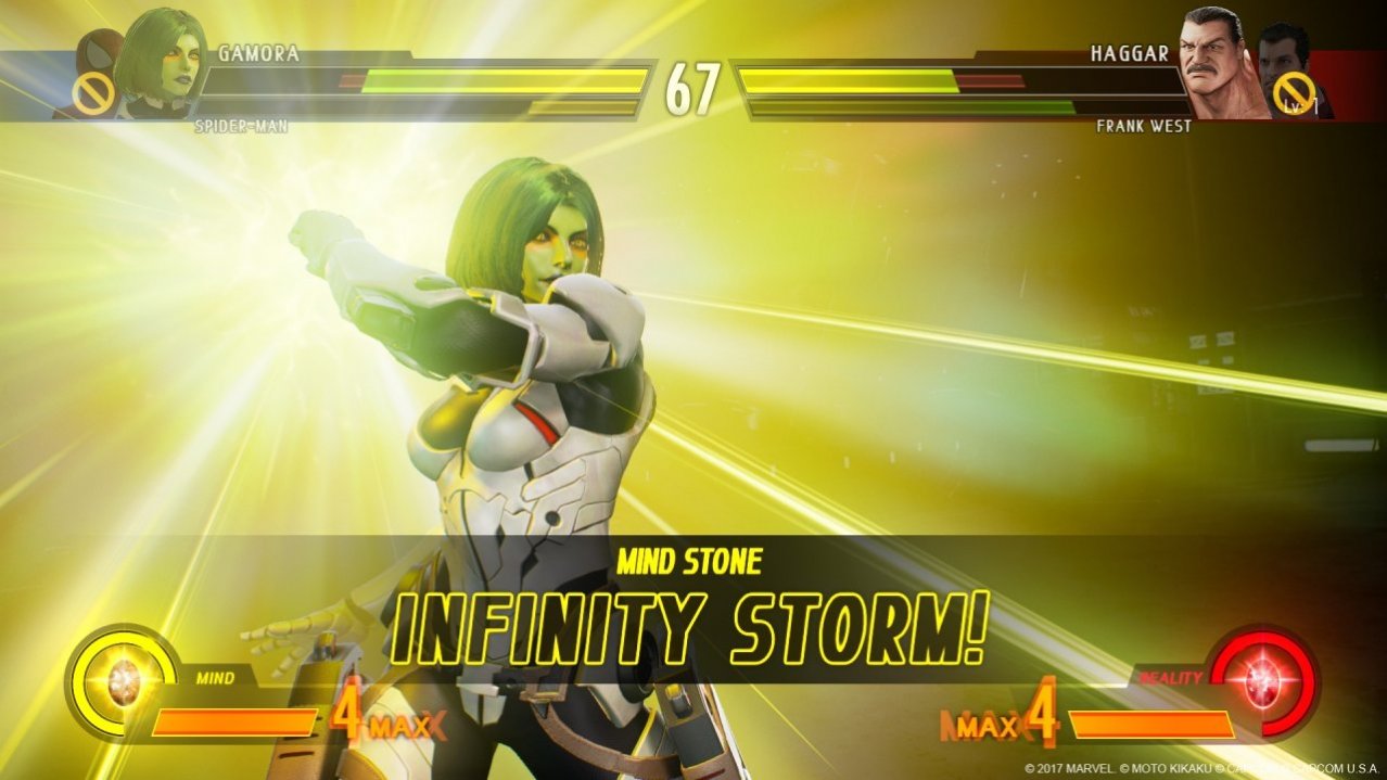 Скриншот игры Marvel vs. Capcom: Infinite для PS4