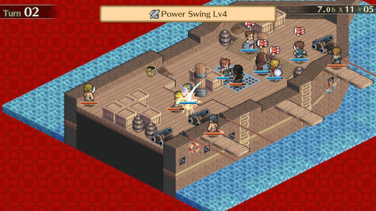 Скриншот игры Mercenaries Saga Chronicles для Switch