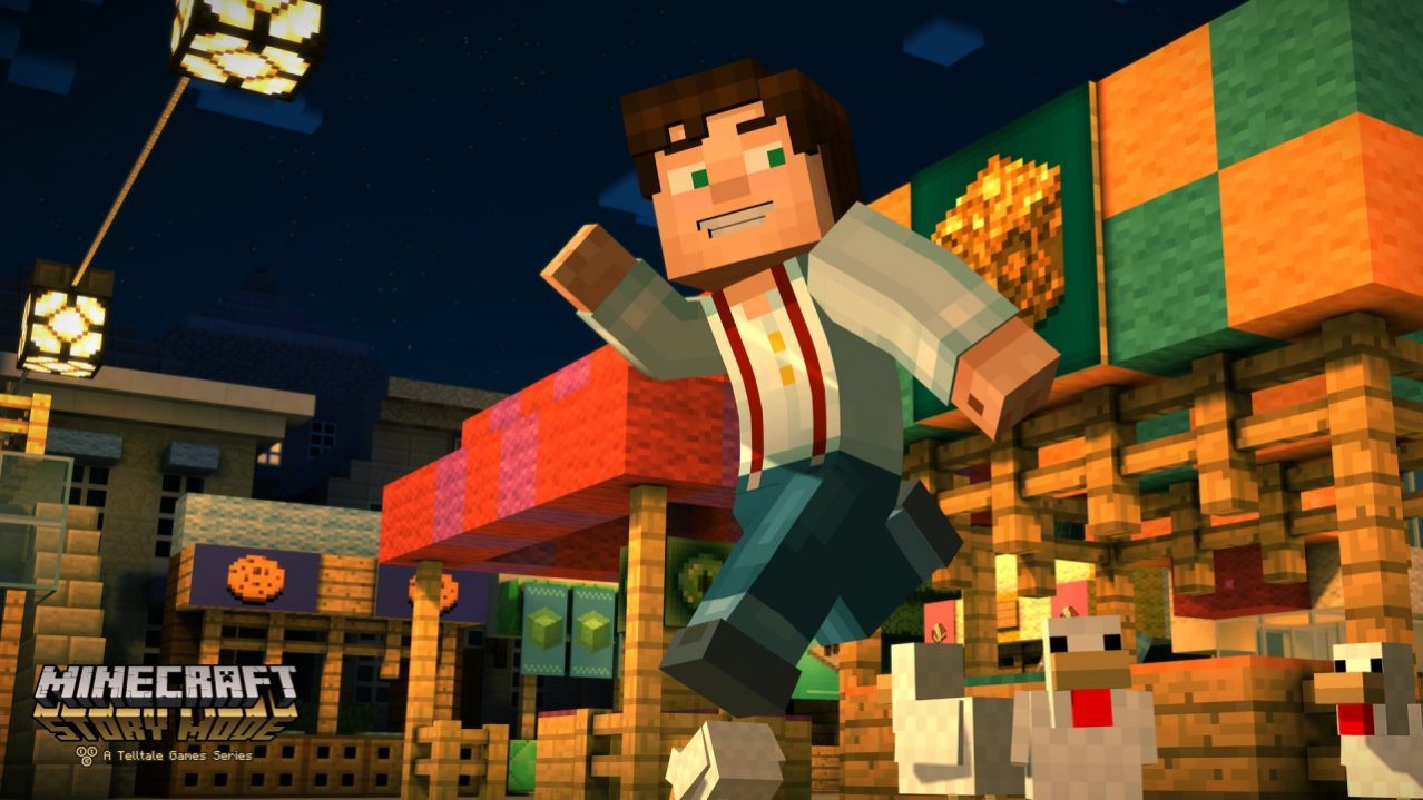 Скриншот игры Minecraft: Story Mode (Б/У) для PS4