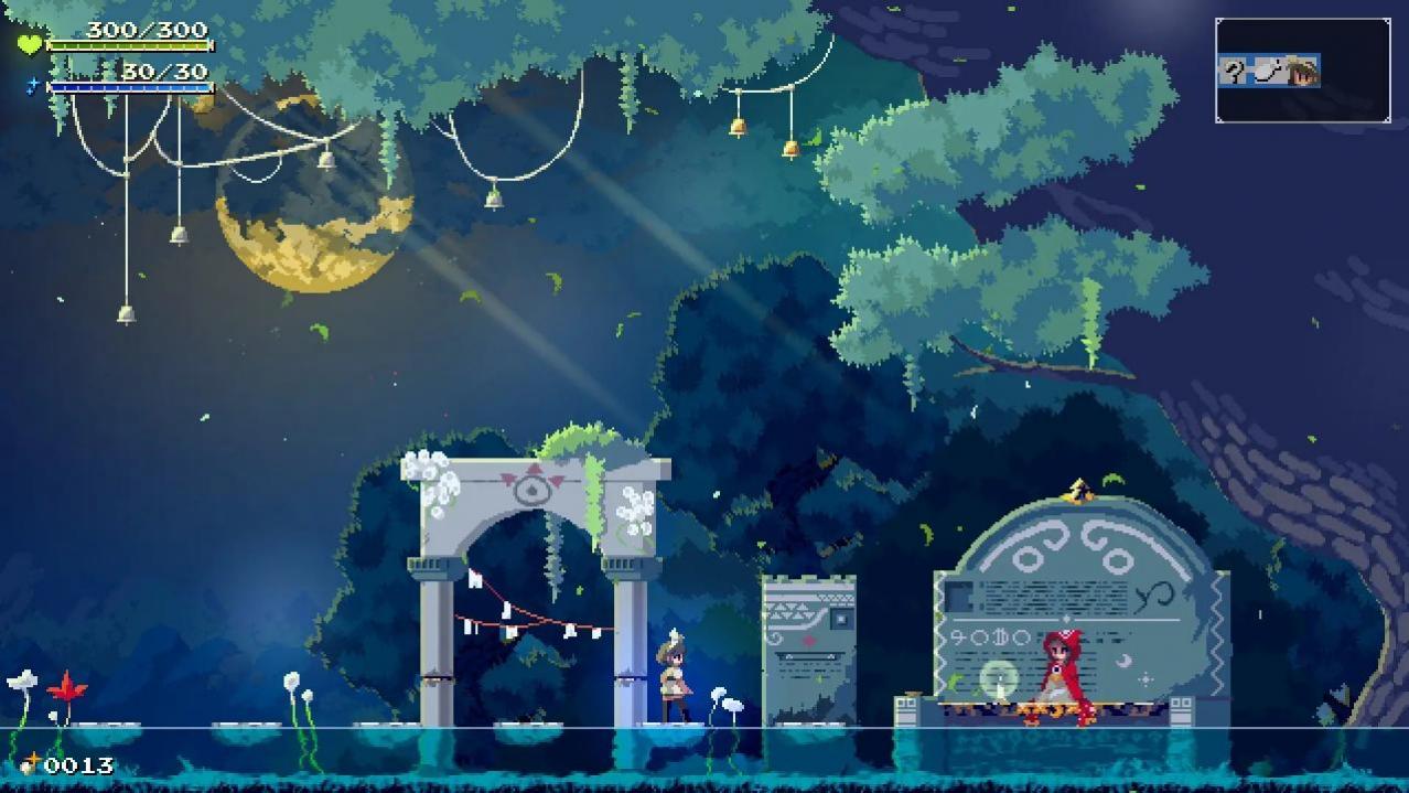 Скриншот игры Momodora: Moonlit Farewell для Switch
