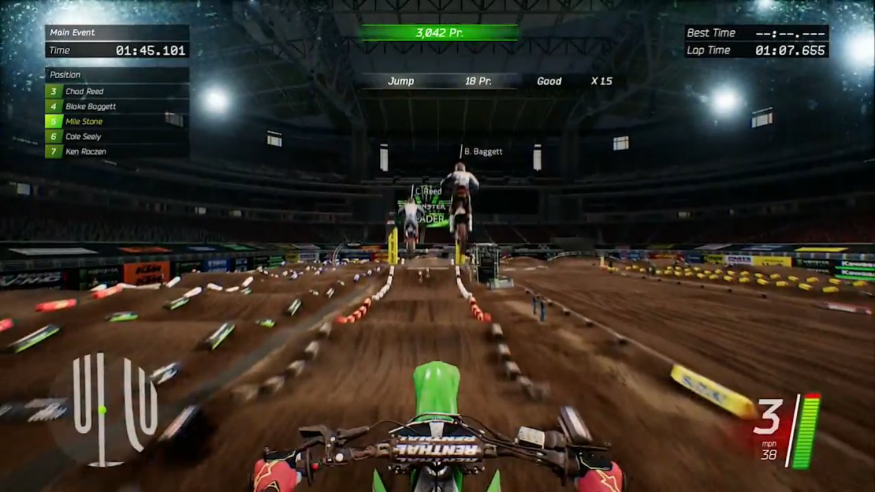 Скриншот игры Monster Energy Supercross для Switch