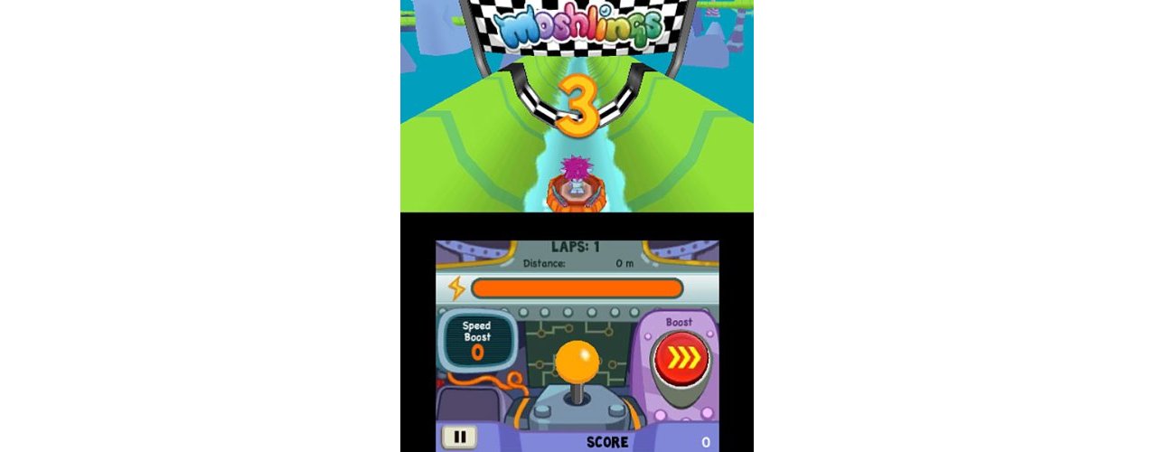 Скриншот игры Moshi Monsters: Moshling Theme Park для 3ds