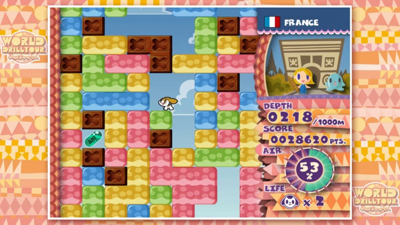 Скриншот игры Mr. Driller DrillLand (код загрузки) для Switch