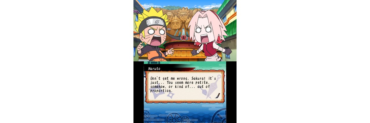 Скриншот игры Naruto Powerful Shippuden для 3DS