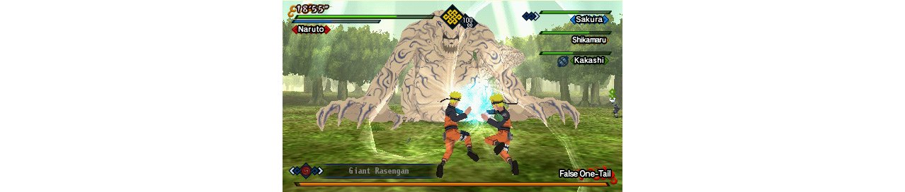 Скриншот игры Naruto Shippuden Kizuna Drive для Psp