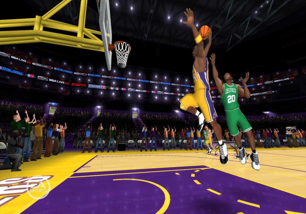 Скриншот игры NBA Live 09 All-Play для Wii