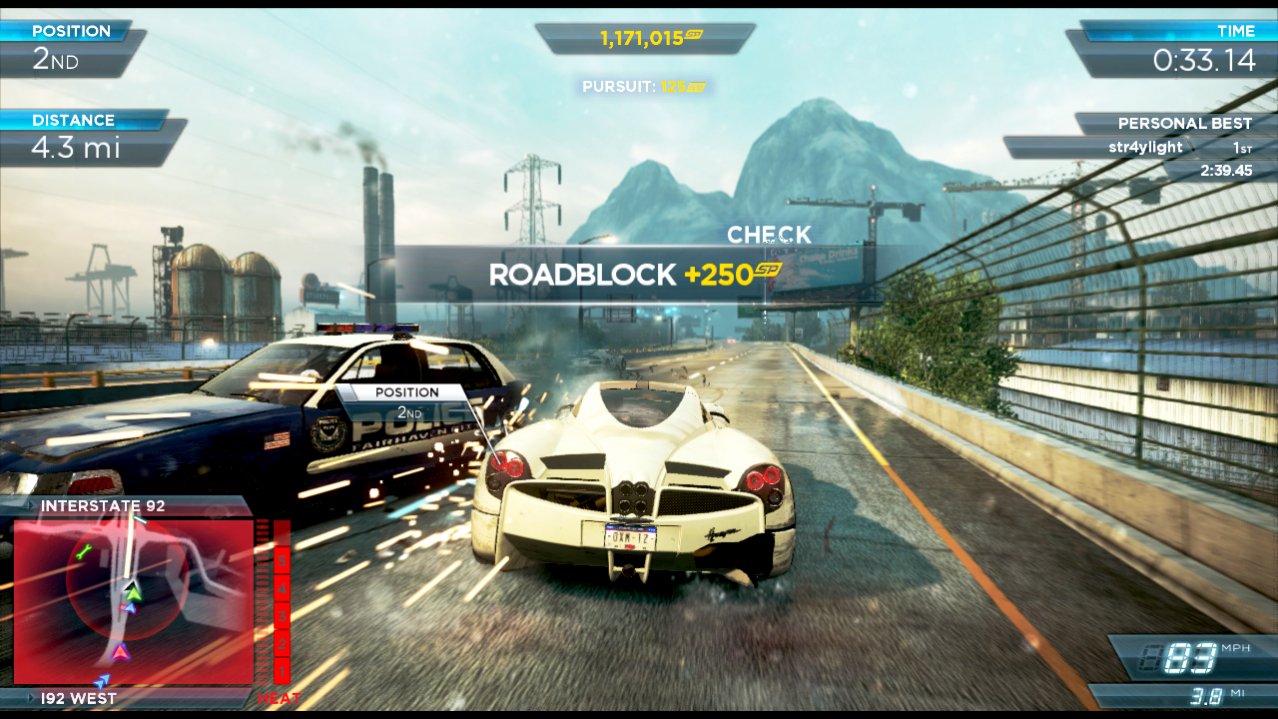 Скриншот игры Need for Speed Most Wanted 2012 для Wii