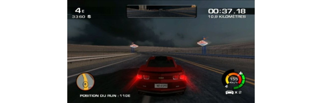 Скриншот игры Need for Speed The Run для Wii